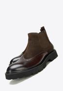 Men's Chelsea boots, brown, 97-M-513-4-42, Photo 7