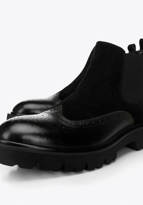 Men's Chelsea boots, black, 97-M-513-4-39, Photo 8