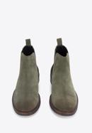 Men's suede Chelsea boots, green, 95-M-510-5-44, Photo 3