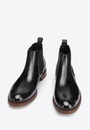 Men's leather Chelsea boots, black, 95-M-509-3-45, Photo 2