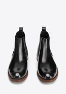 Men's leather Chelsea boots, black, 95-M-509-3-45, Photo 3