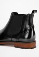 Men's leather Chelsea boots, black, 95-M-509-3-45, Photo 8