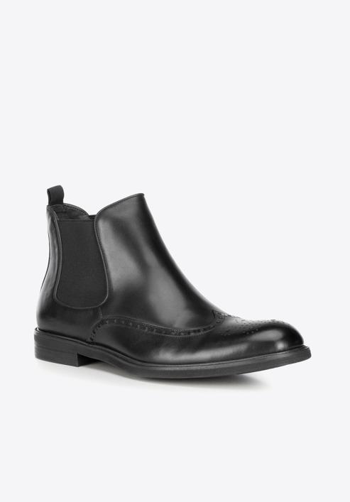 Men's shoes, black, 89-M-914-4-44, Photo 1