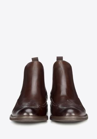 Men's shoes, brown, 89-M-914-4-44, Photo 1