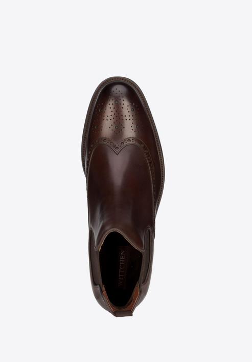 Men's shoes, brown, 89-M-914-4-44, Photo 4