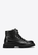 Men's leather boots, black, 97-M-501-1-40, Photo 1
