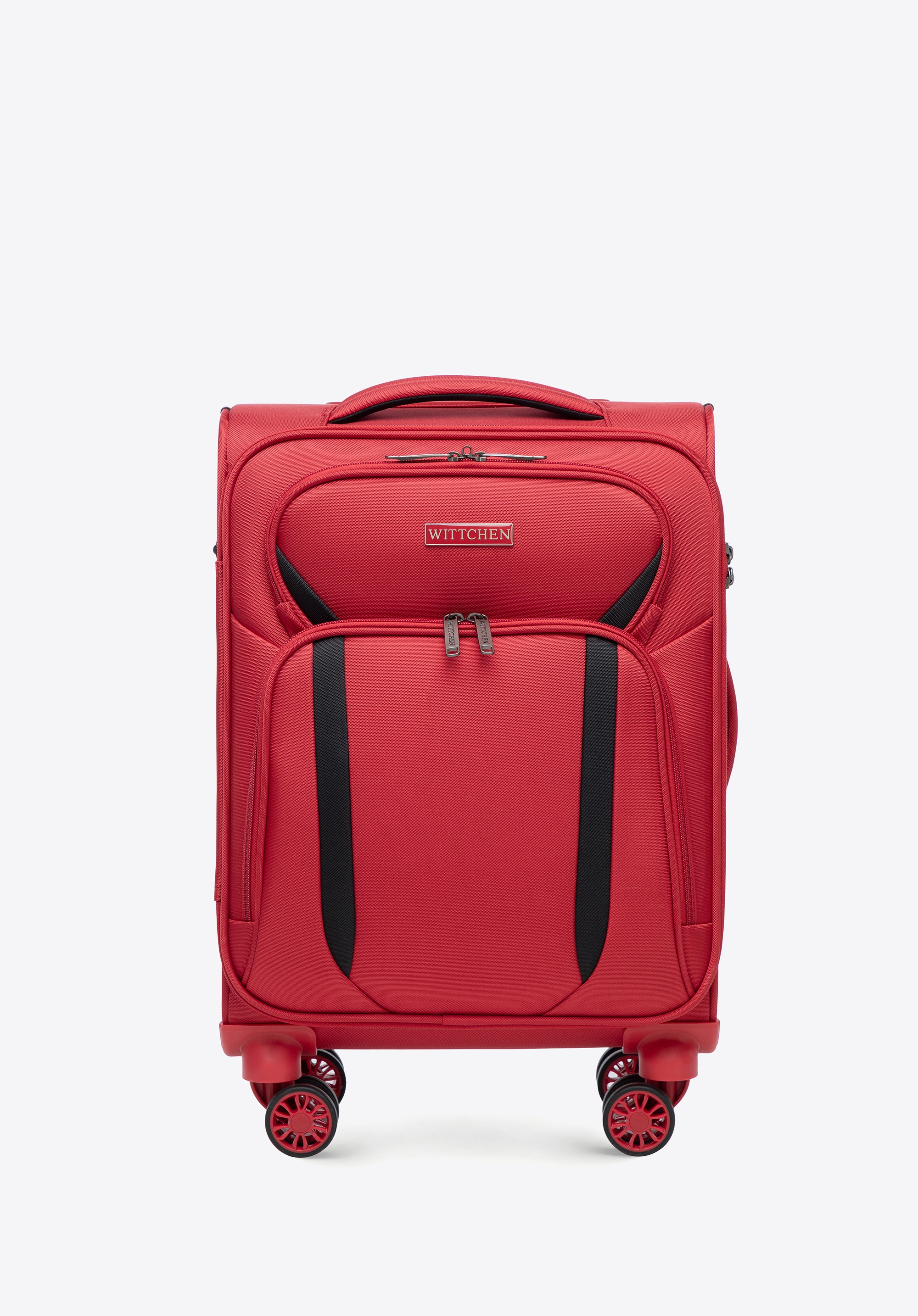 Two-tone softside cabin case, red-black, 56-3S-181-30, Photo 1