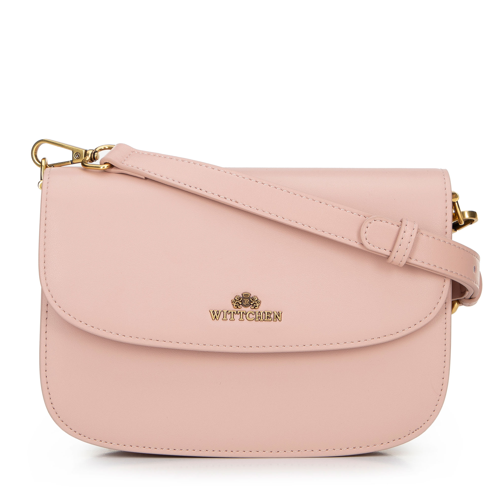 Dámska crossbody z prírodnej kože ružová 100-4E-214-P Dámska crossbody z prírodnej kože ružová 100-4E-214-P