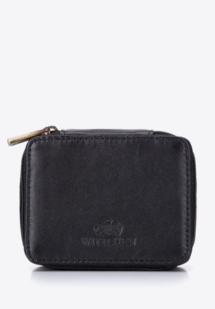 Leather mini cosmetic case, black, 98-2-003-1, Photo 1