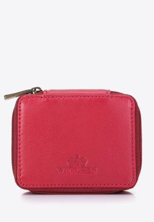Leather mini cosmetic case, red, 98-2-003-3, Photo 1