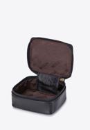 Leather mini cosmetic case, black-gold, 98-2-003-55, Photo 3