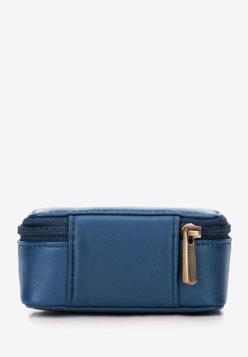 Leather mini cosmetic case, blue, 98-2-003-Y, Photo 4