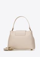 Leather mini tote bag, light beige, 98-4E-613-9, Photo 2
