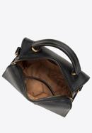Faux leather mini tote bag, black, 98-4Y-012-1, Photo 3