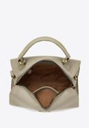 Faux leather mini tote bag, gray-green, 98-4Y-012-5, Photo 3