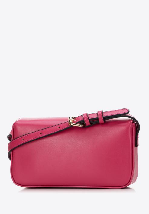 Mini baguette bag with decorative buckle, pink, 97-4Y-761-P, Photo 2