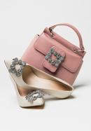 Mini faux leather tote bag, muted pink, 98-4Y-212-0, Photo 20