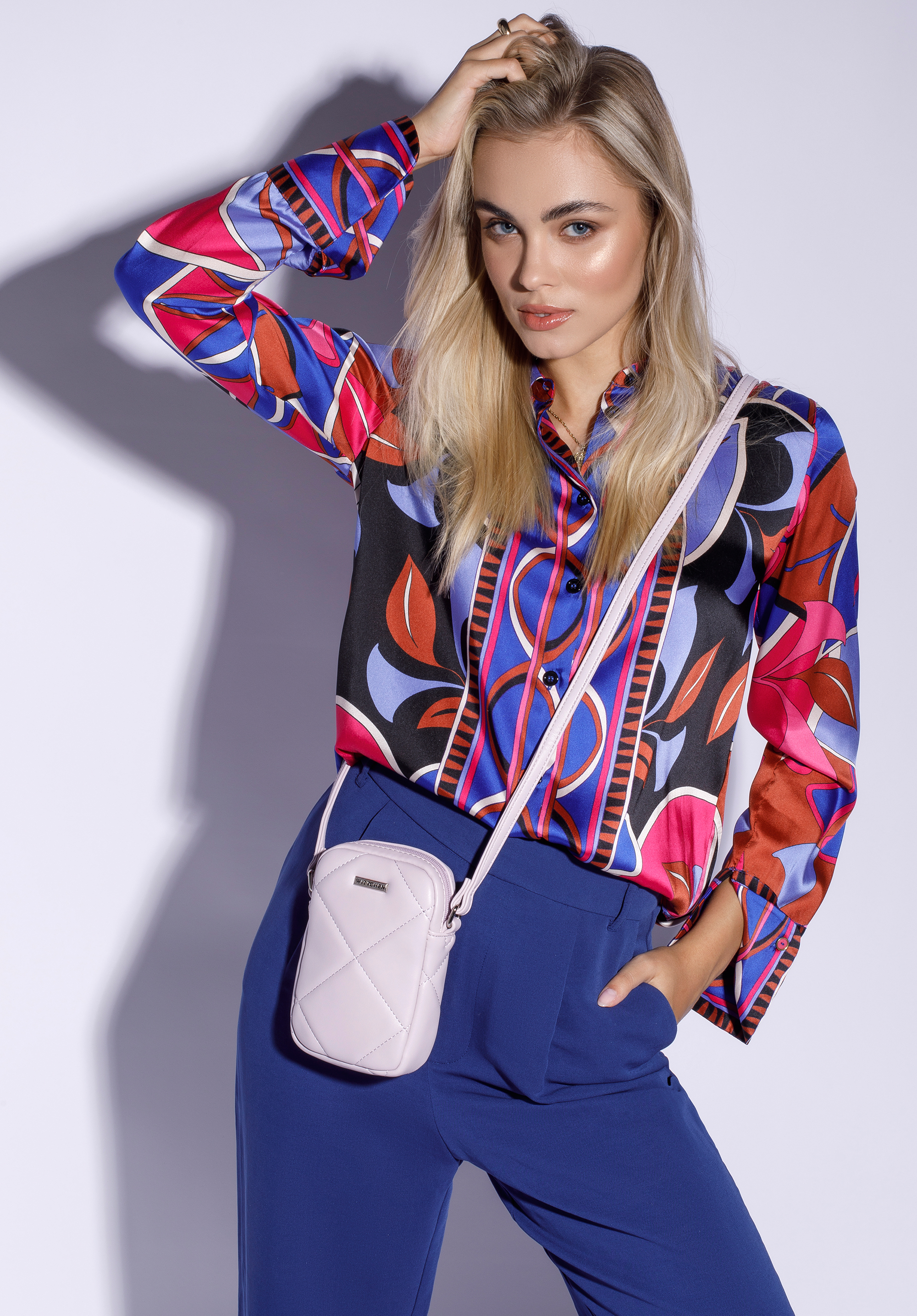 Minitorebka pikowana pudełkowa, jasny fiolet, 94-4Y-213-F, Zdjęcie 1