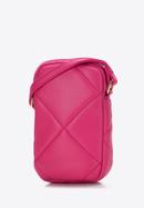 Quilted faux leather mobile phone cross bodybag, pink, 97-2Y-230-4, Photo 2