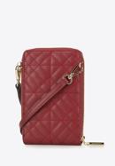Quilted leather mini purse, red, 95-2E-663-V, Photo 2