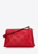 Women's leather crossbody bag, red, 97-4E-627-P, Photo 2