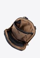 Faux leather mini crossbody bag, black, 95-2Y-059-4, Photo 3