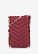 Quilted faux leather mini purse, red, 95-2-702-3, Photo 2