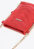 Quilted faux leather mini purse, red, 95-2Y-501-3, Photo 4