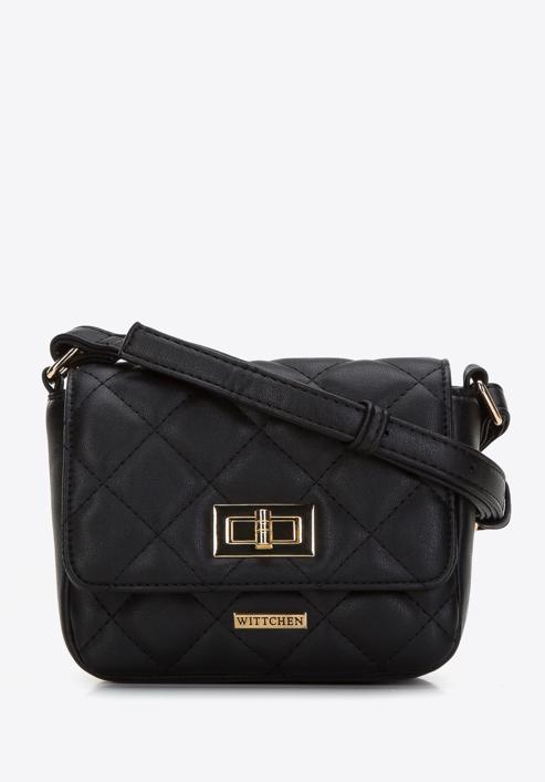 Small faux leather quilted flap bag I WITTCHEN