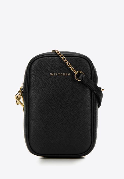 Leather mini purse, black, 98-2E-616-0, Photo 1