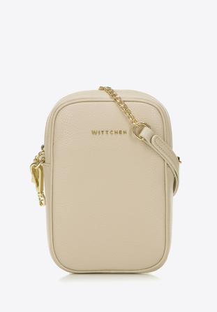 Leather mini purse, light beige, 98-2E-616-9, Photo 1
