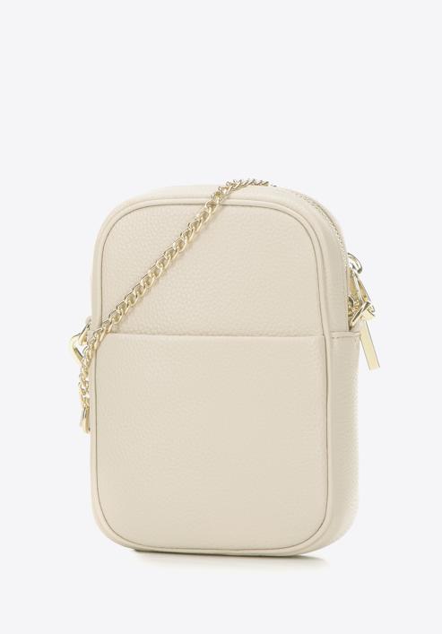 Leather mini purse, cream, 98-2E-616-9, Photo 2