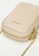Leather mini purse, light beige, 98-2E-616-1, Photo 4