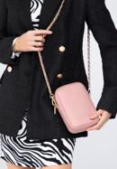 Monogram leather mini purse, muted pink, 98-2E-601-9, Photo 16