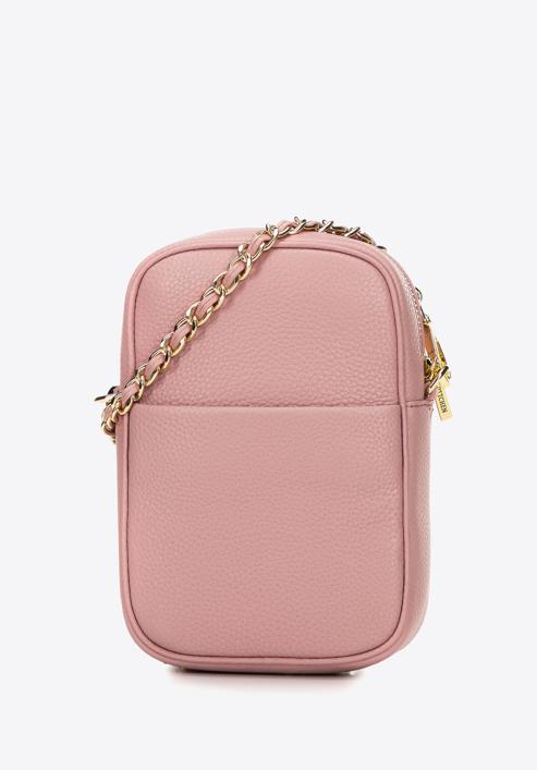 Monogram leather mini purse, muted pink, 98-2E-601-9, Photo 2
