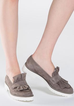 Women's shoes, grey, 86-D-105-8-37_5, Photo 1