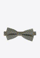 Silk bow tie, blue-yellow, 92-7I-001-X2, Photo 1