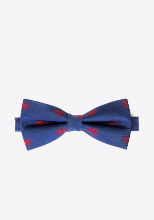 Silk bow tie, blue-red, 92-7I-001-X2, Photo 1