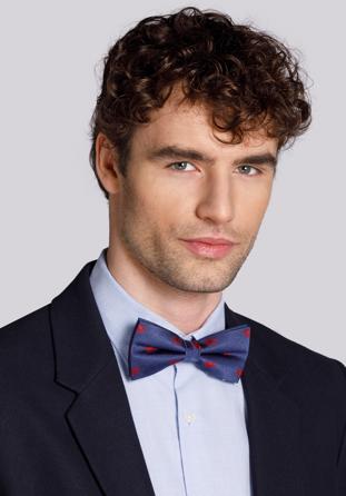 Silk bow tie, blue-red, 92-7I-001-X2, Photo 1