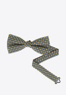 Silk bow tie, blue-yellow, 92-7I-001-X2, Photo 2