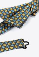 Silk bow tie, blue-yellow, 92-7I-001-X2, Photo 5