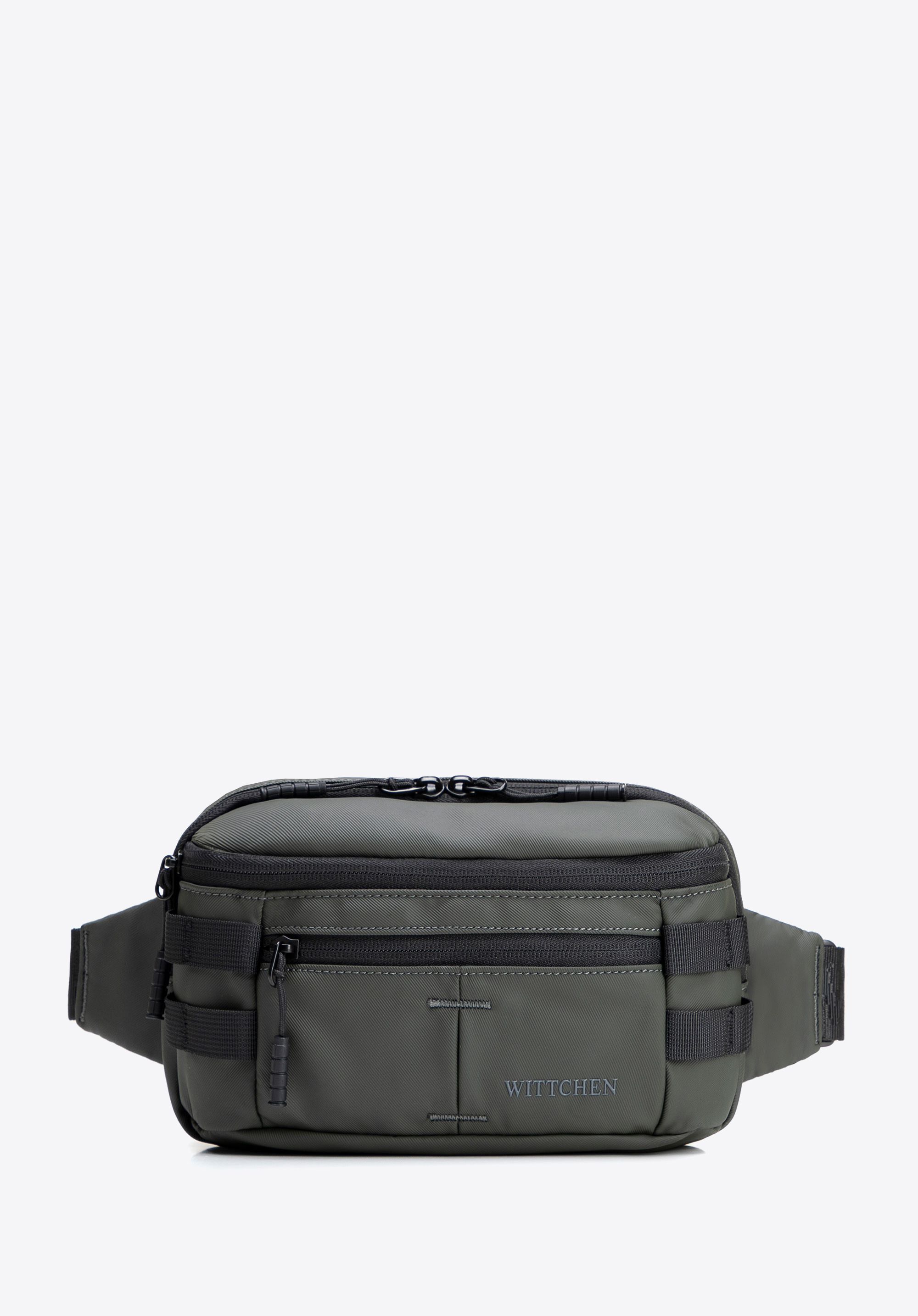 Nerka męska z ochroną RFID, khaki, 102-3P-807-8, Zdjęcie 1