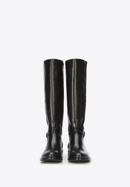 WOMEN'S KNEE HIGH BOOTS, black, 87-D-200-1-41, Photo 3