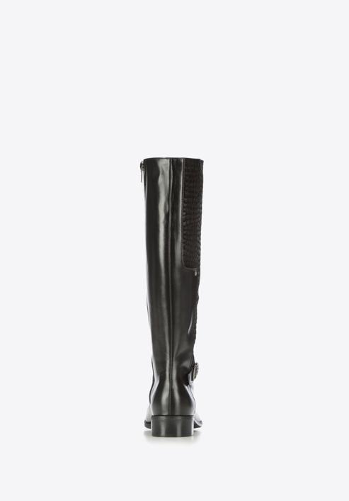 WOMEN'S KNEE HIGH BOOTS, black, 87-D-200-1-41, Photo 4