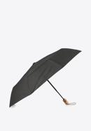 Automatic umbrella with wooden crook, black, PA-7-170-P, Photo 1