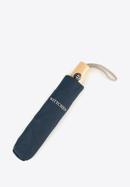 Automatic umbrella with wooden crook, navy blue, PA-7-170-9, Photo 2