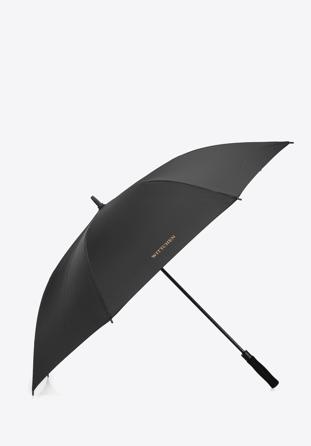 Semi-automatic black umbrella with cover, black, PA-7-120-1A, Photo 1