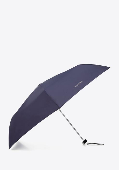 Women's small manual umbrella, navy blue, PA-7-168-X6, Photo 1