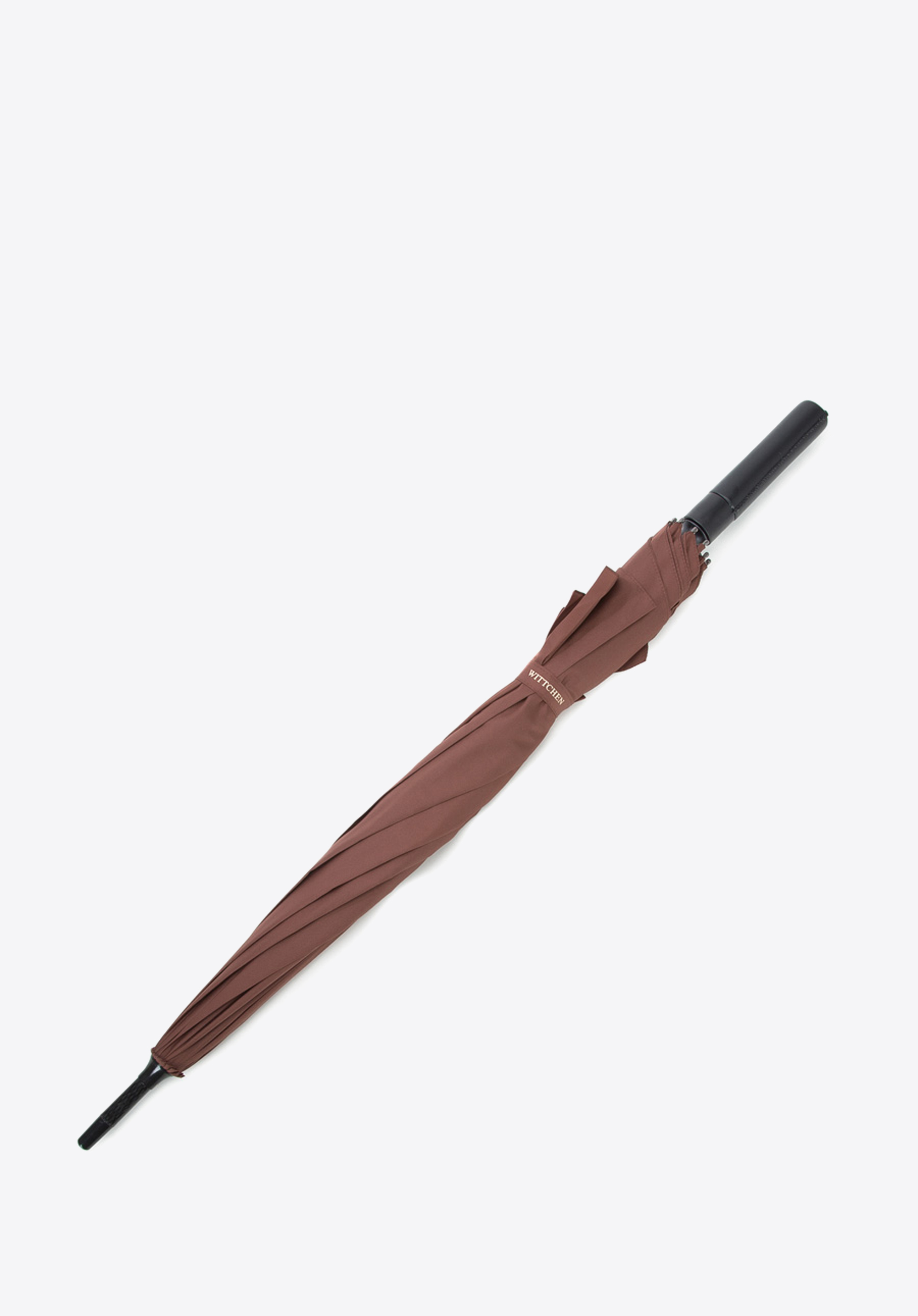 Parasol półautomatyczny prosty, brązowy, PA-7-156-4, Zdjęcie 1