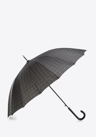 Wide semi-automatic umbrella